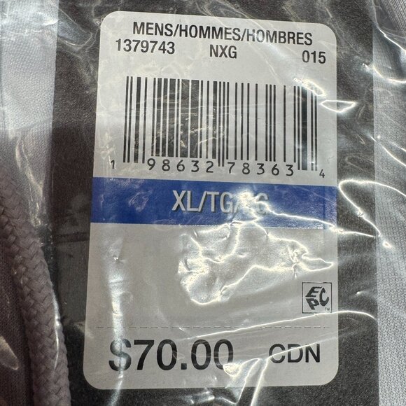 BNWT Men's Under Armour, Armour Fleece® Hoodie Big Logo, Halo Gray / Steel, XL - Picture 4 of 4